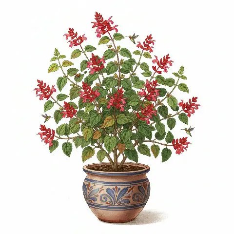 Autumn Sage plant in natural habitat - complete guide