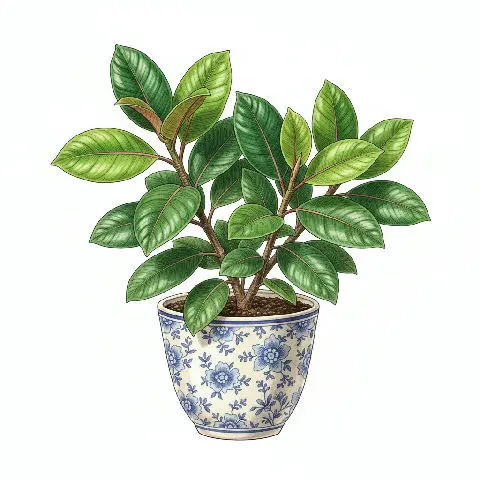 Baby Rubber Plant plant in natural habitat - complete guide