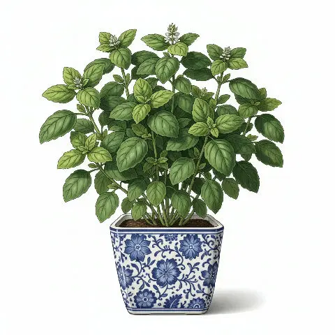 Basil Sweet plant in natural habitat - complete guide