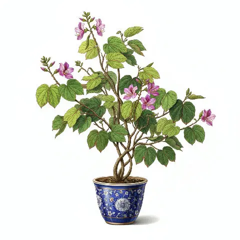 Bauhinia Purpurea plant in natural habitat - complete guide