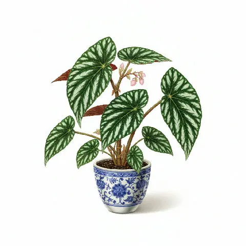 Begonia Chloroneura plant in natural habitat - complete guide
