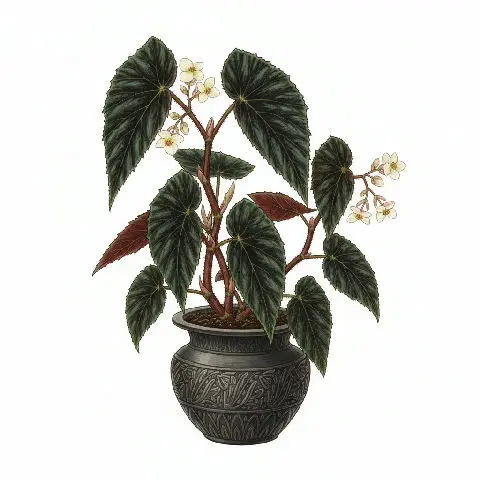 Begonia Darthvaderiana plant in natural habitat - complete guide
