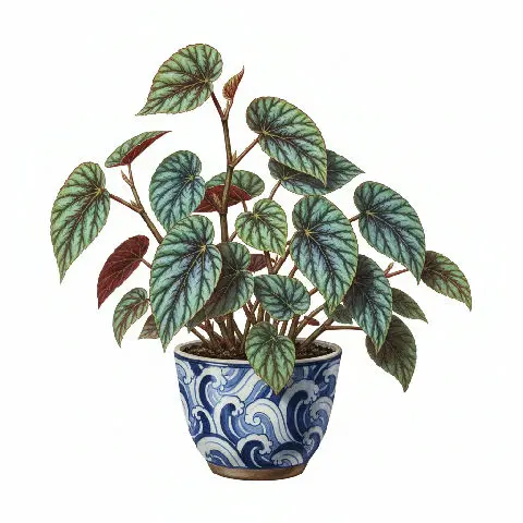 Begonia Pavonina plant in natural habitat - complete guide