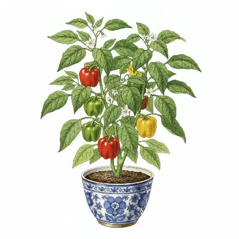 Bell Pepper plant in natural habitat - complete guide