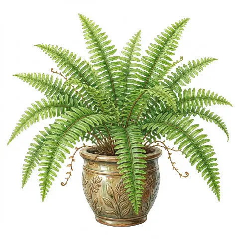Boston Fern plant in natural habitat - complete guide