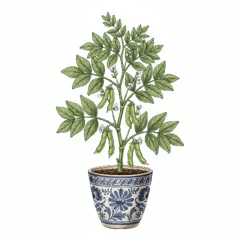 Broad Bean plant in natural habitat - complete guide