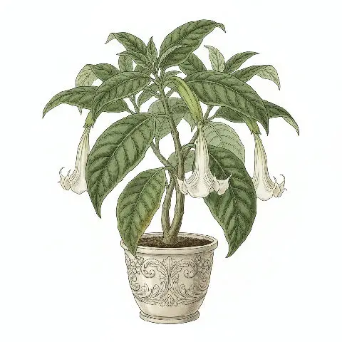 Brugmansia Arborea plant in natural habitat - complete guide