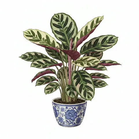 Calathea Triostar plant in natural habitat - complete guide