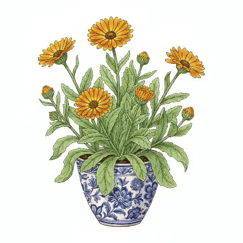 Calendula plant in natural habitat - complete guide