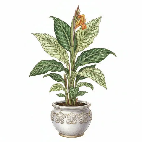 Canna Stuttgart plant in natural habitat - complete guide