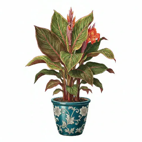 Canna Tropicanna plant in natural habitat - complete guide