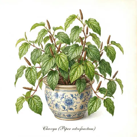 Chavya (Java Long Pepper) plant in natural habitat - complete guide