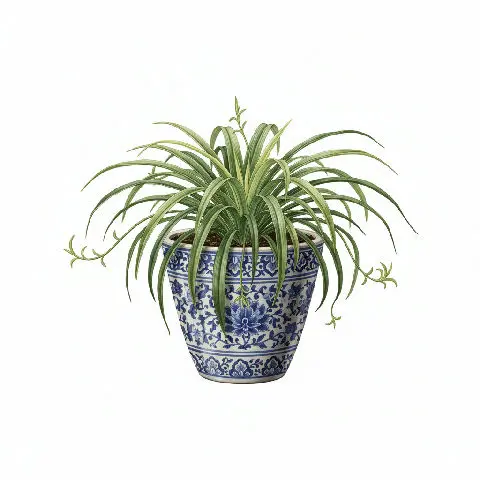 Chlorophytum Green plant in natural habitat - complete guide