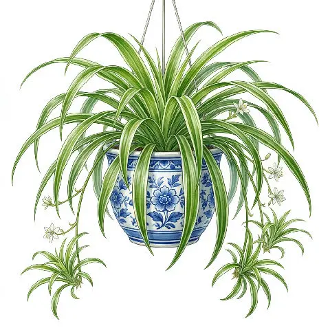 Chlorophytum (Spider Plant) plant in natural habitat - complete guide