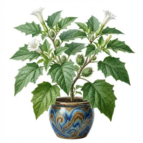 Dhattura (Thorn Apple) plant in natural habitat - complete guide