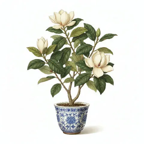Chinese Magnolia plant in natural habitat - complete guide