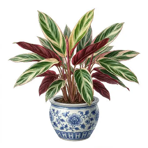 Stromanthe (Triostar) plant in natural habitat - complete guide