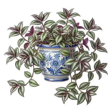 Wandering Jew (Tradescantia) plant in natural habitat - complete guide